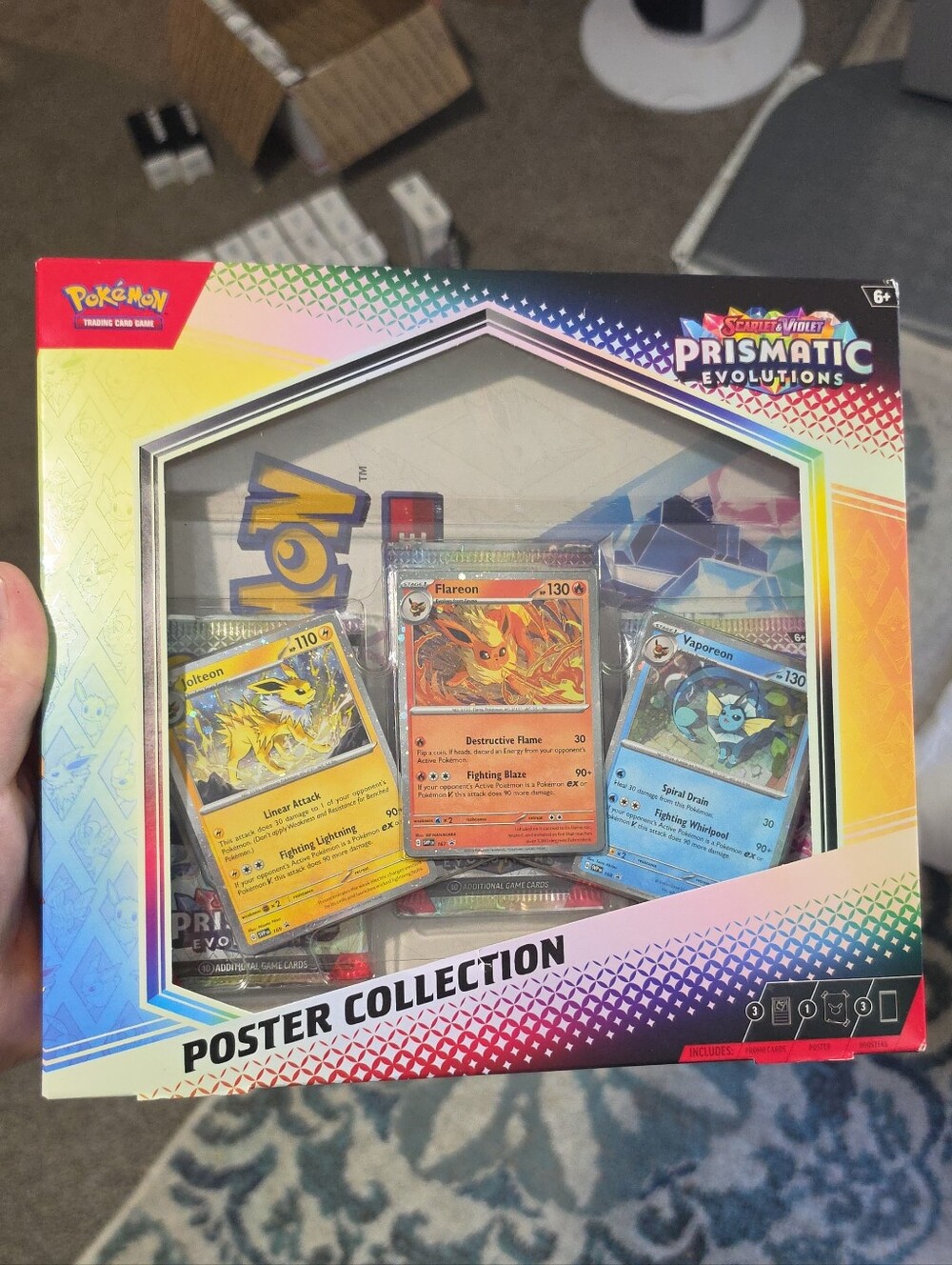 Pokémon TCG Prismatic Evolutions Poster Collection - Eevee & Evolutions